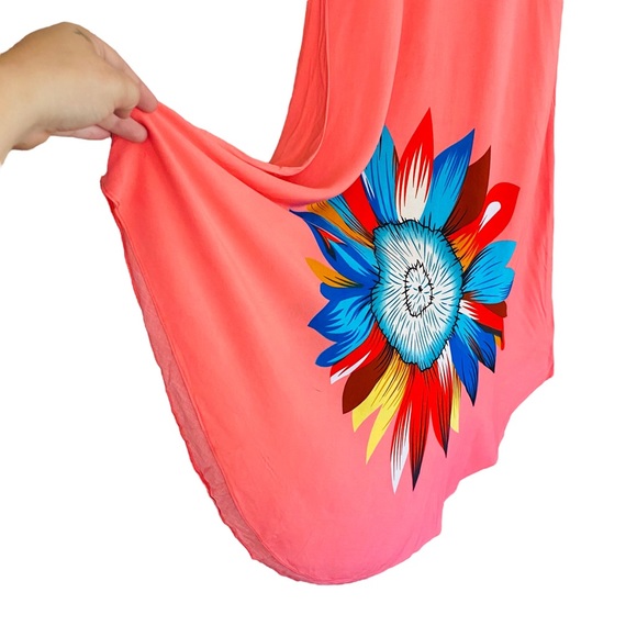 Neeru Kumar Rare India Made Absolutely Stunning Lightweight Floral Dress Medium - Picture 6 of 9